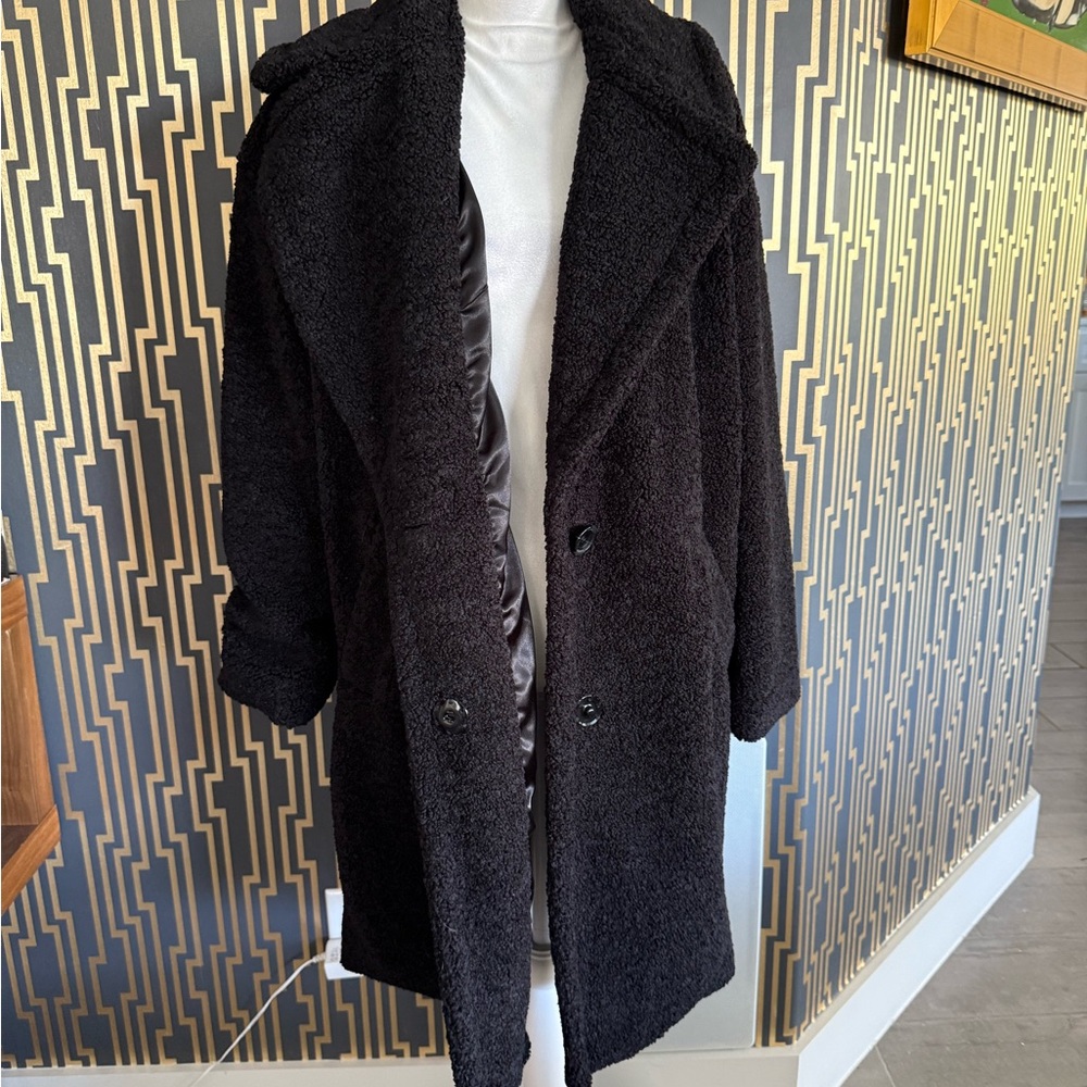 Kendall & Kylie Teddy Style  Black Jacket